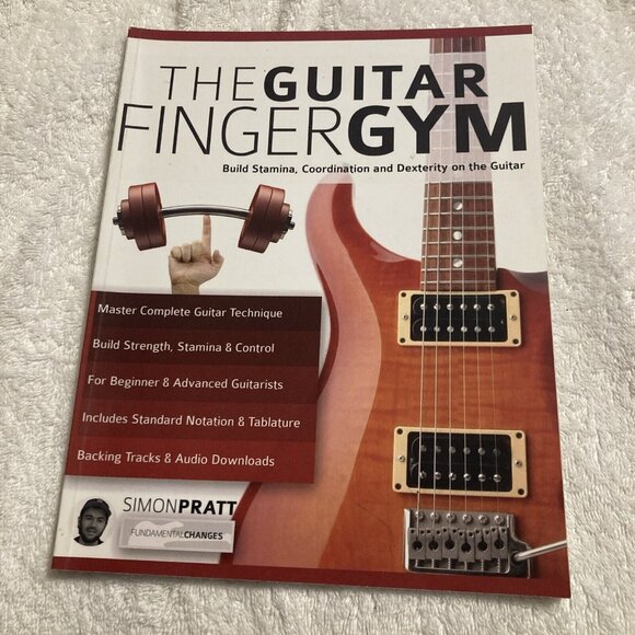 The Guitar Finger Gym by Simon Pratt (English) Paperback Book - Picture 1 of 2